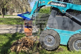 Видин - вертикален свредел - стари дънери - премахване