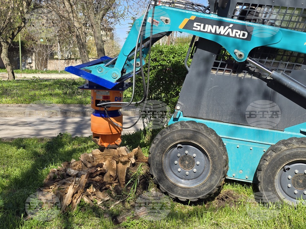 Видин - вертикален свредел - стари дънери - премахване