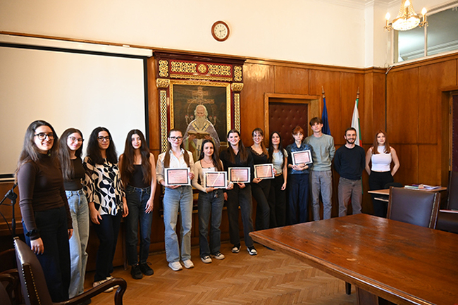 Специалността „Скандинавистика“ в Софийския университет награди победителите за 2026 г. в конкурса за превод на името на проф. д-р Вера Ганчева