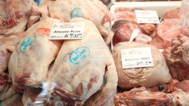 Първият Великден в евро у нас премина при цена на агнешкото месо с около 15 на сто по-висока спрямо 2025 г., отчита САПИ