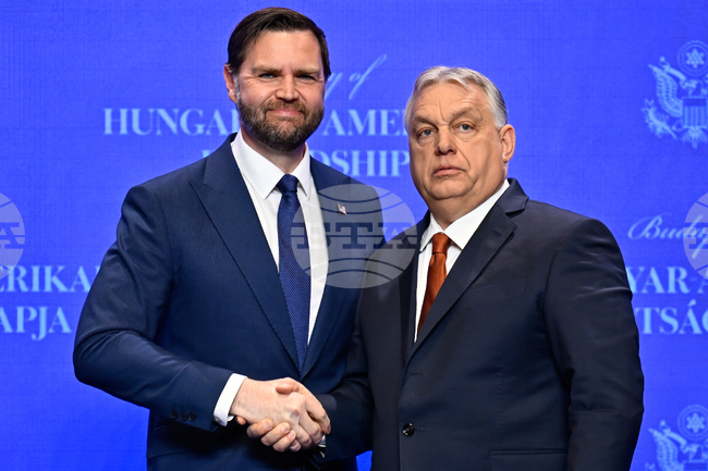 APTOPIX Hungary US Vance