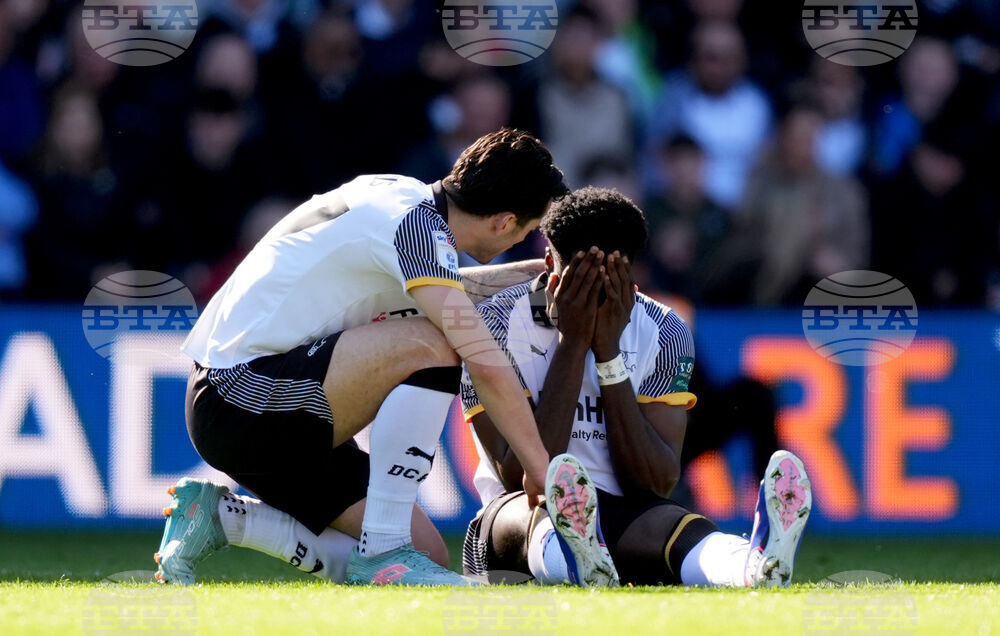 Britain Derby Agyemang Soccer
