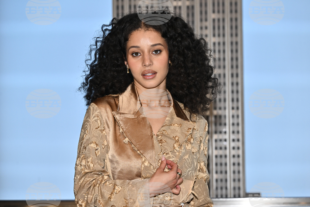 "The Testaments" Cast Visit the Empire State Building