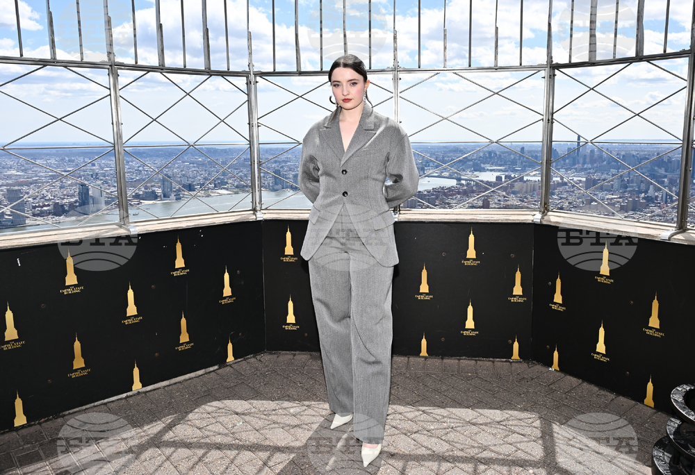 "The Testaments" Cast Visit the Empire State Building