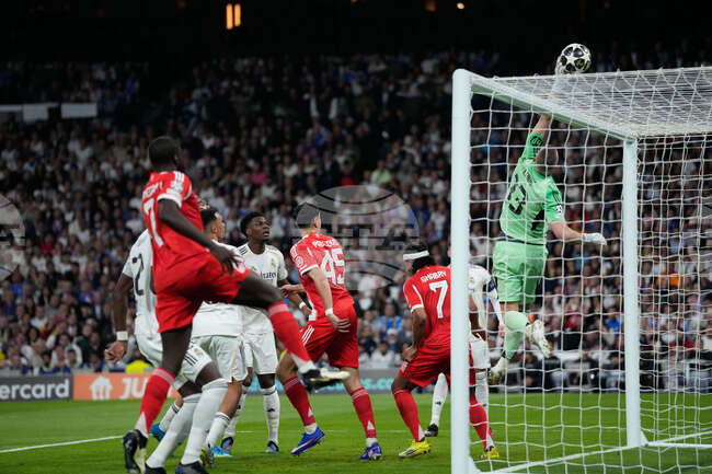 Вратарят на Реал Мадрид Андрий Лунин: „Поне един от головете на Байерн можеше да бъде избегнат“