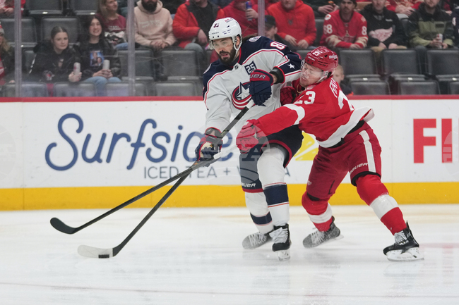 Blue Jackets Red Wings Hockey