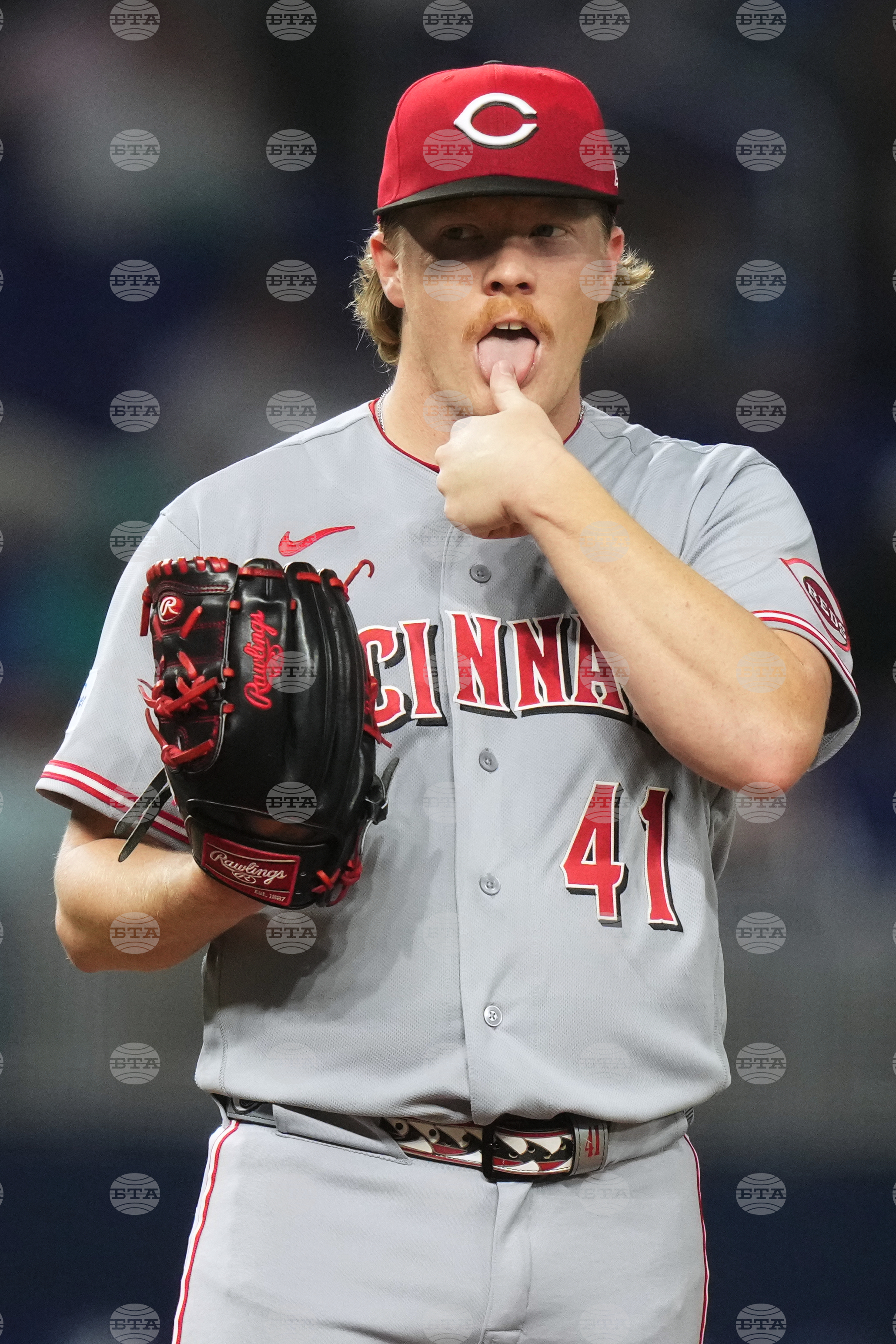 Reds Marlins Baseball