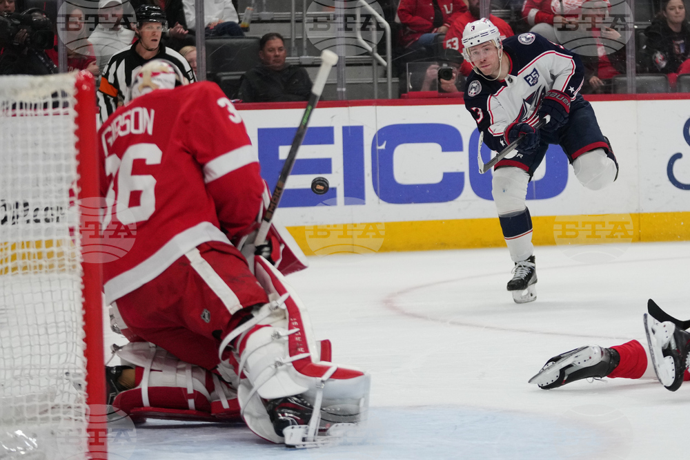 Blue Jackets Red Wings Hockey