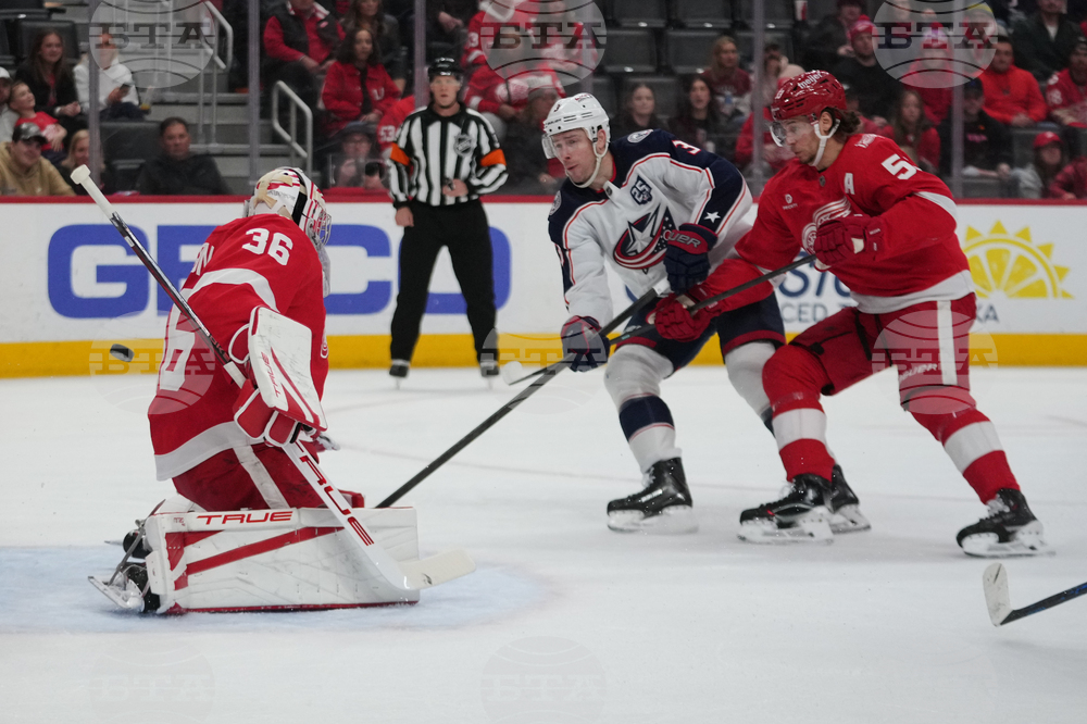 Blue Jackets Red Wings Hockey