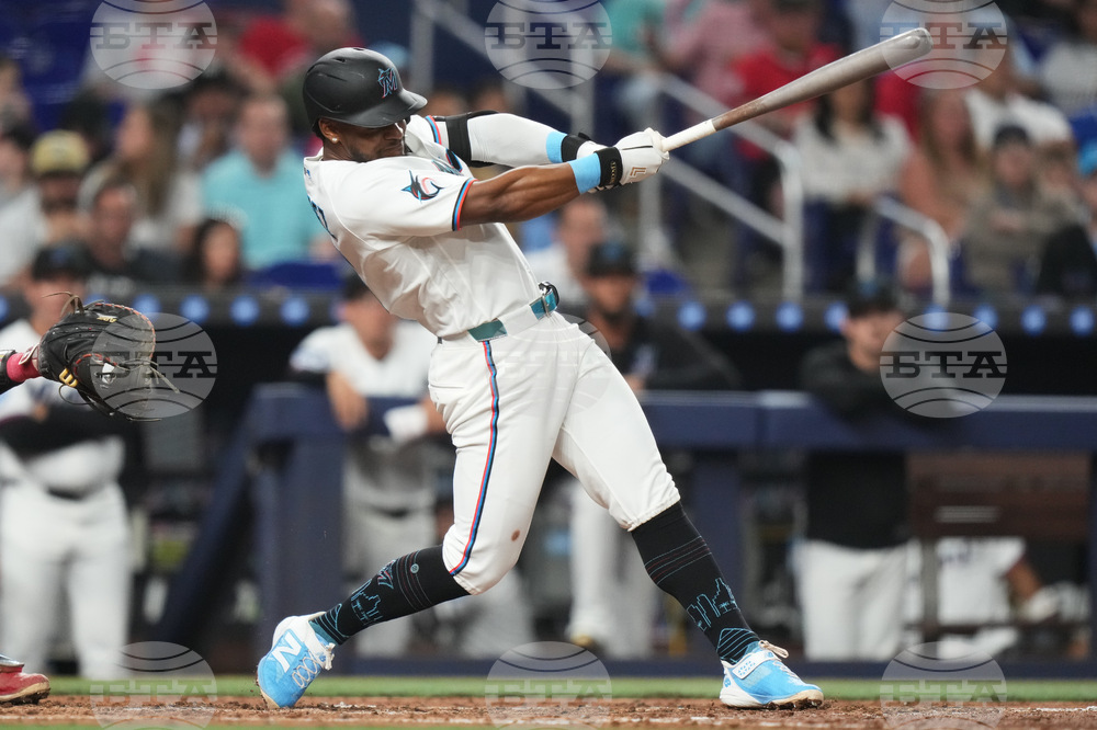 Reds Marlins Baseball