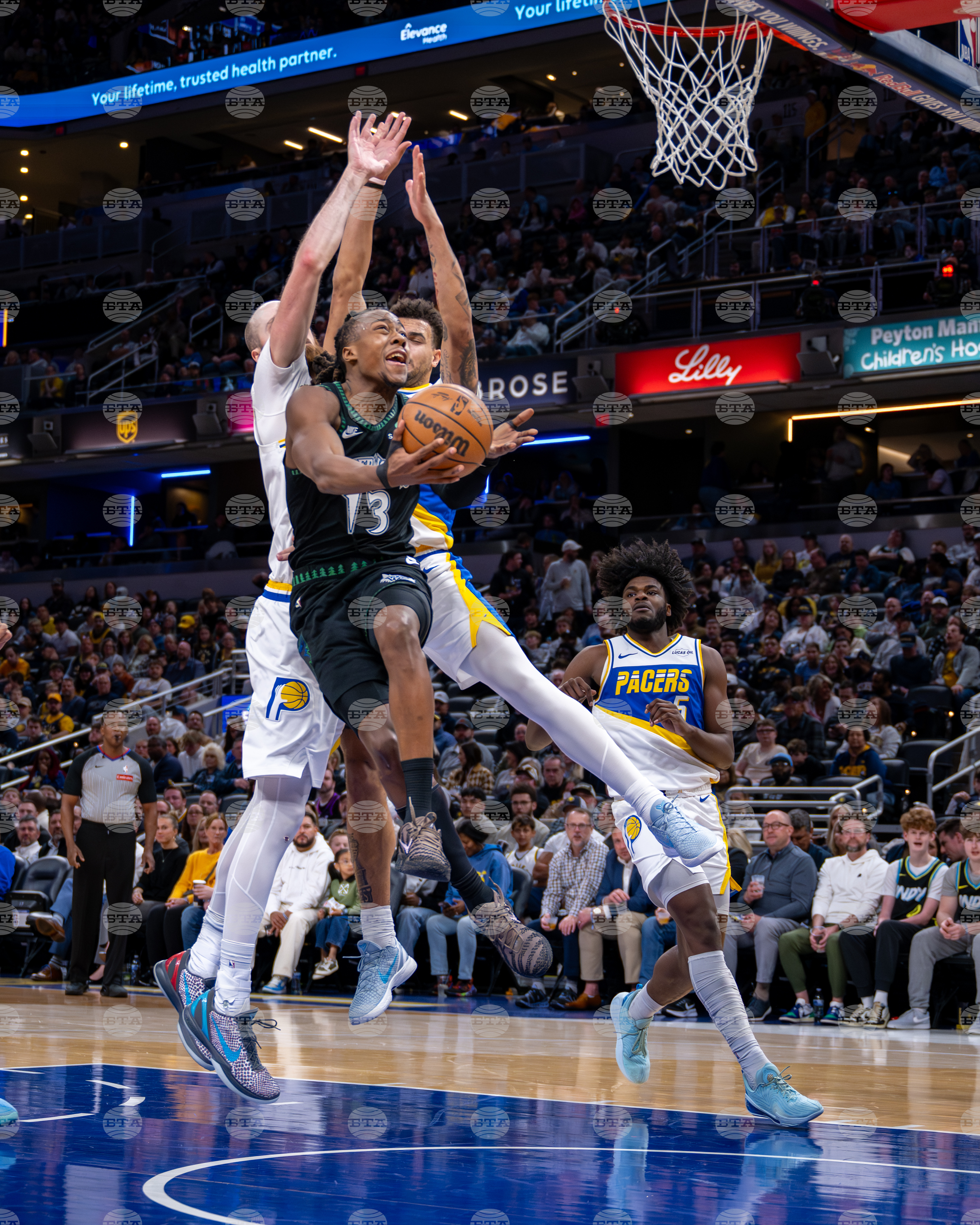 Timberwolves Pacers Basketball