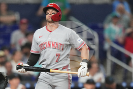 Reds Marlins Baseball