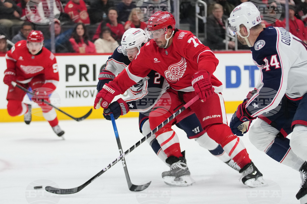 Blue Jackets Red Wings Hockey