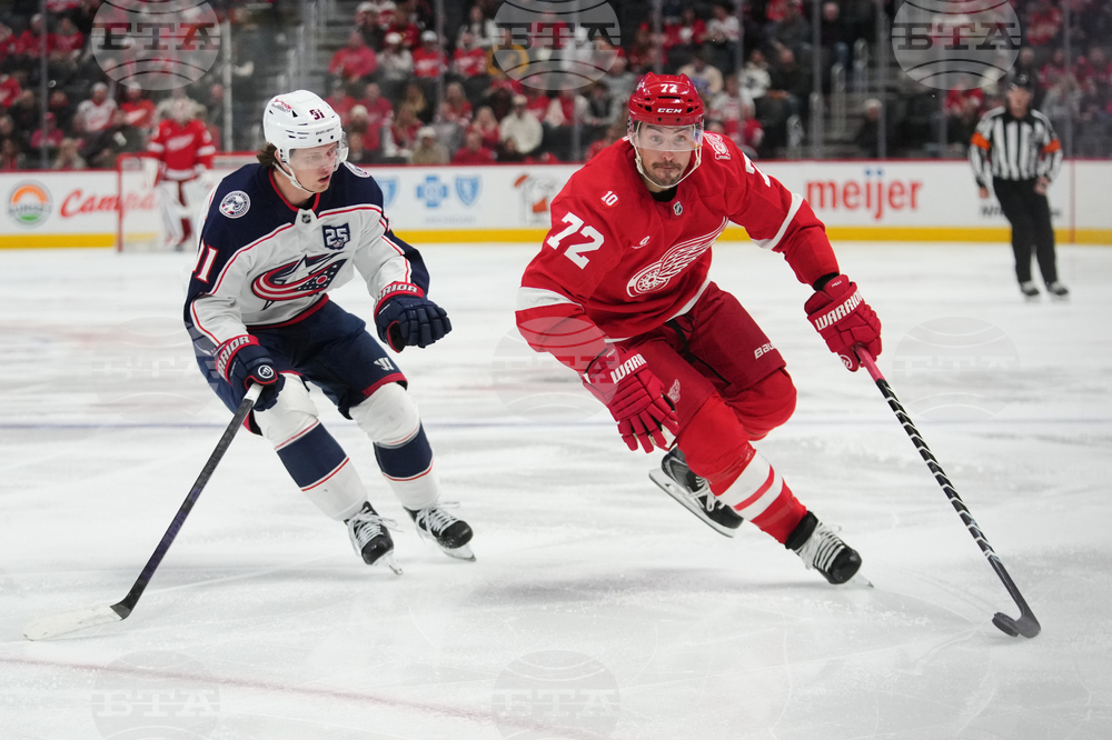 Blue Jackets Red Wings Hockey