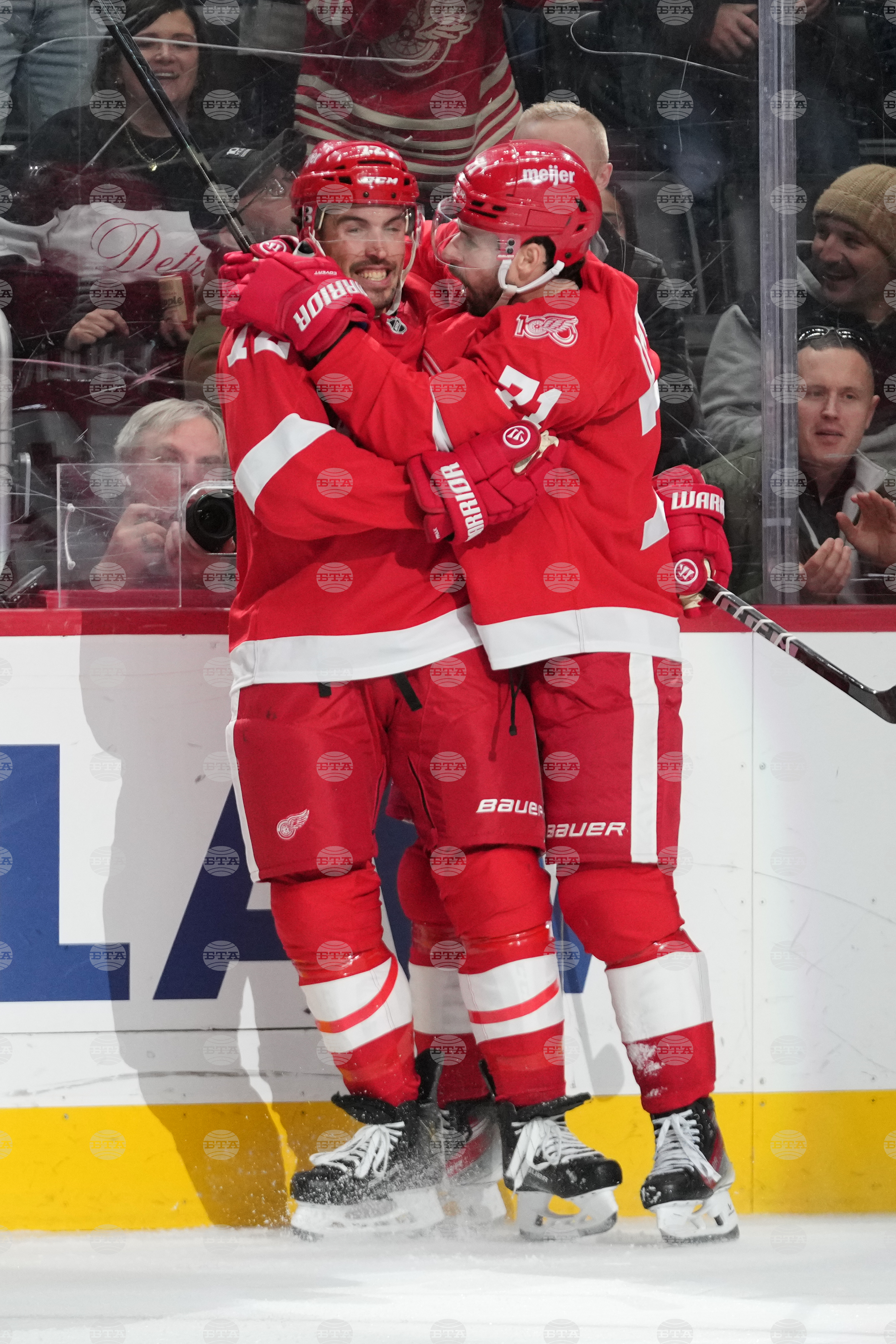 Blue Jackets Red Wings Hockey