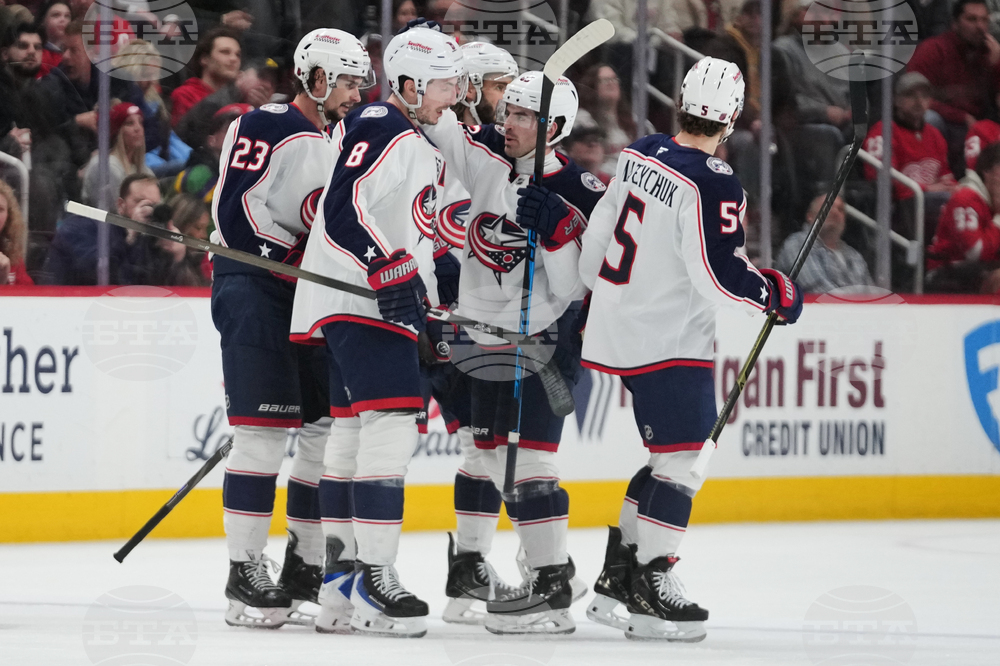 Blue Jackets Red Wings Hockey