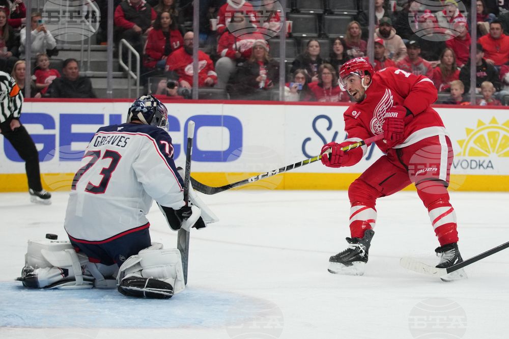 Blue Jackets Red Wings Hockey