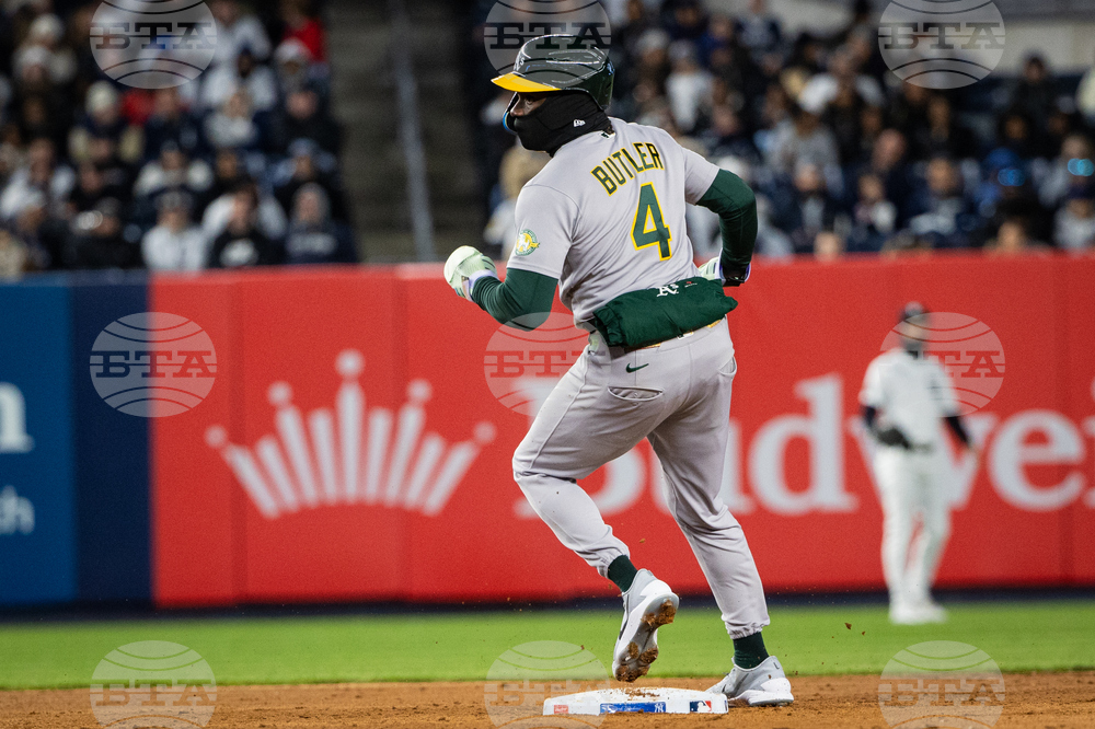 Athletics Yankees Baseball