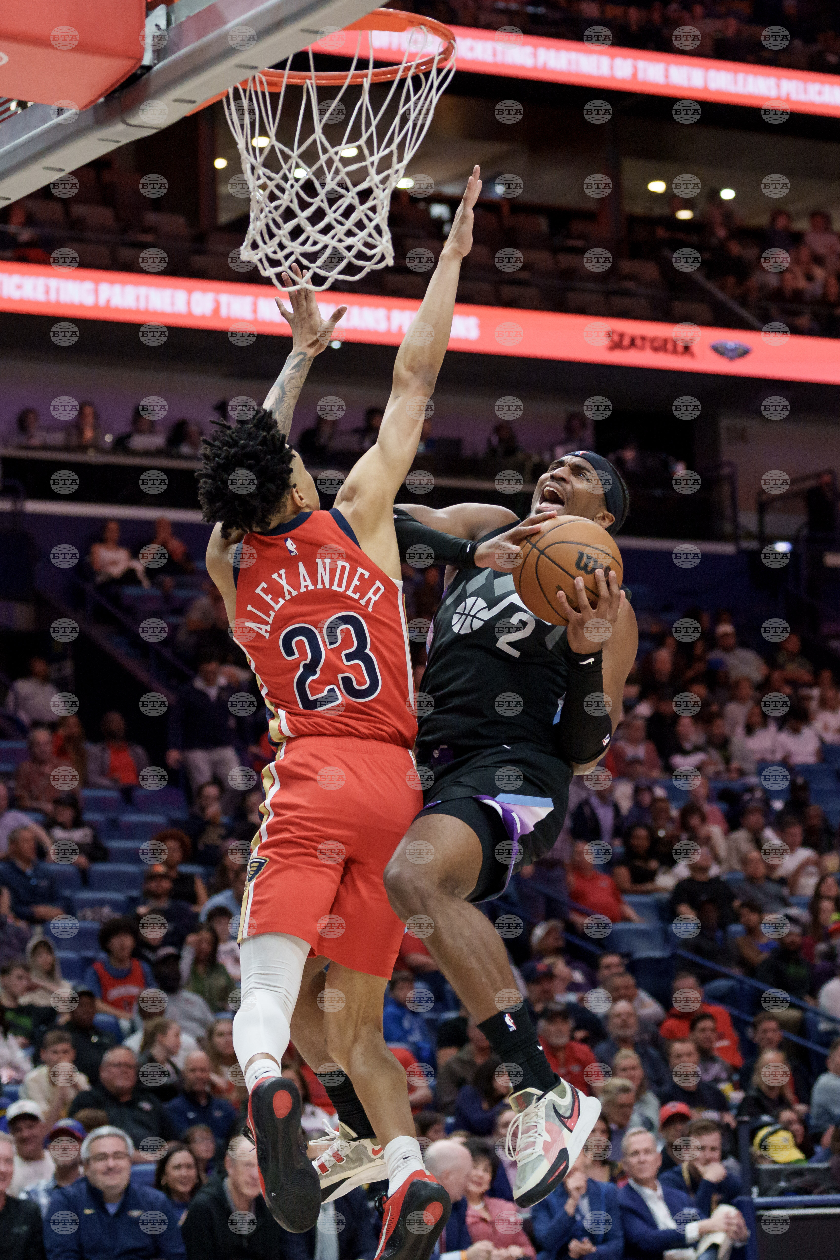 Jazz Pelicans Basketball