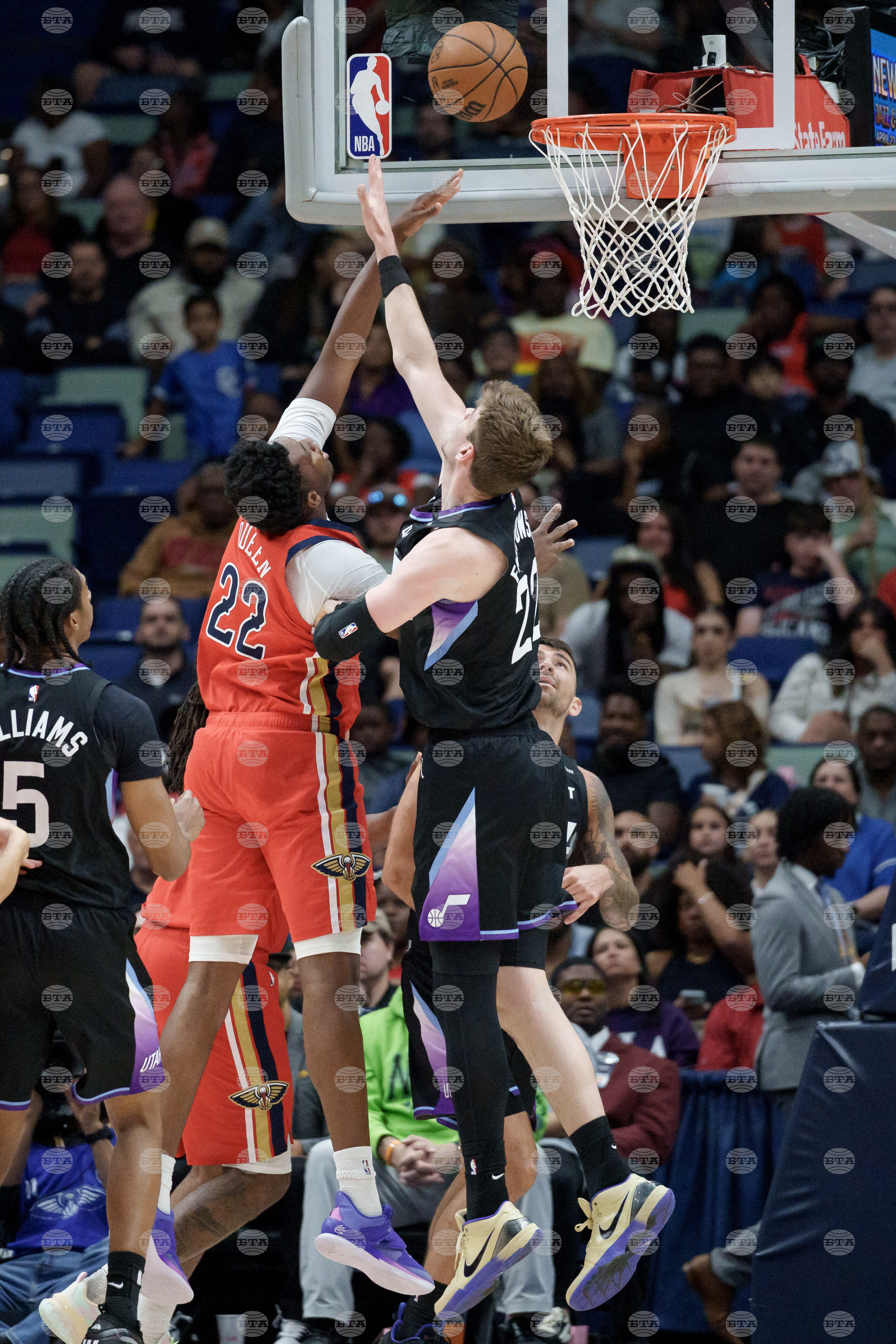 Jazz Pelicans Basketball