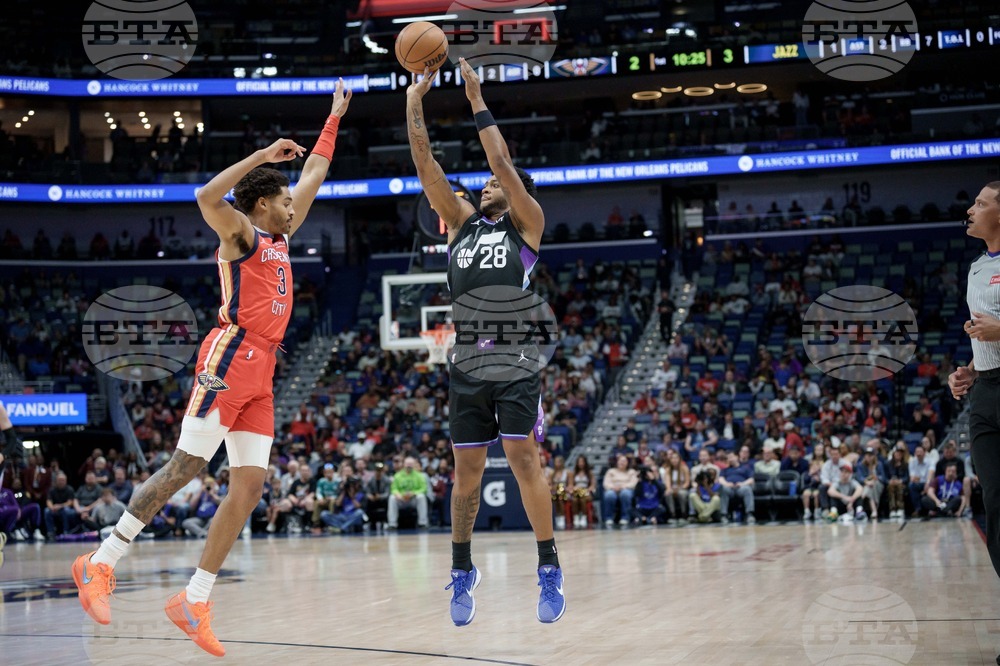 Jazz Pelicans Basketball
