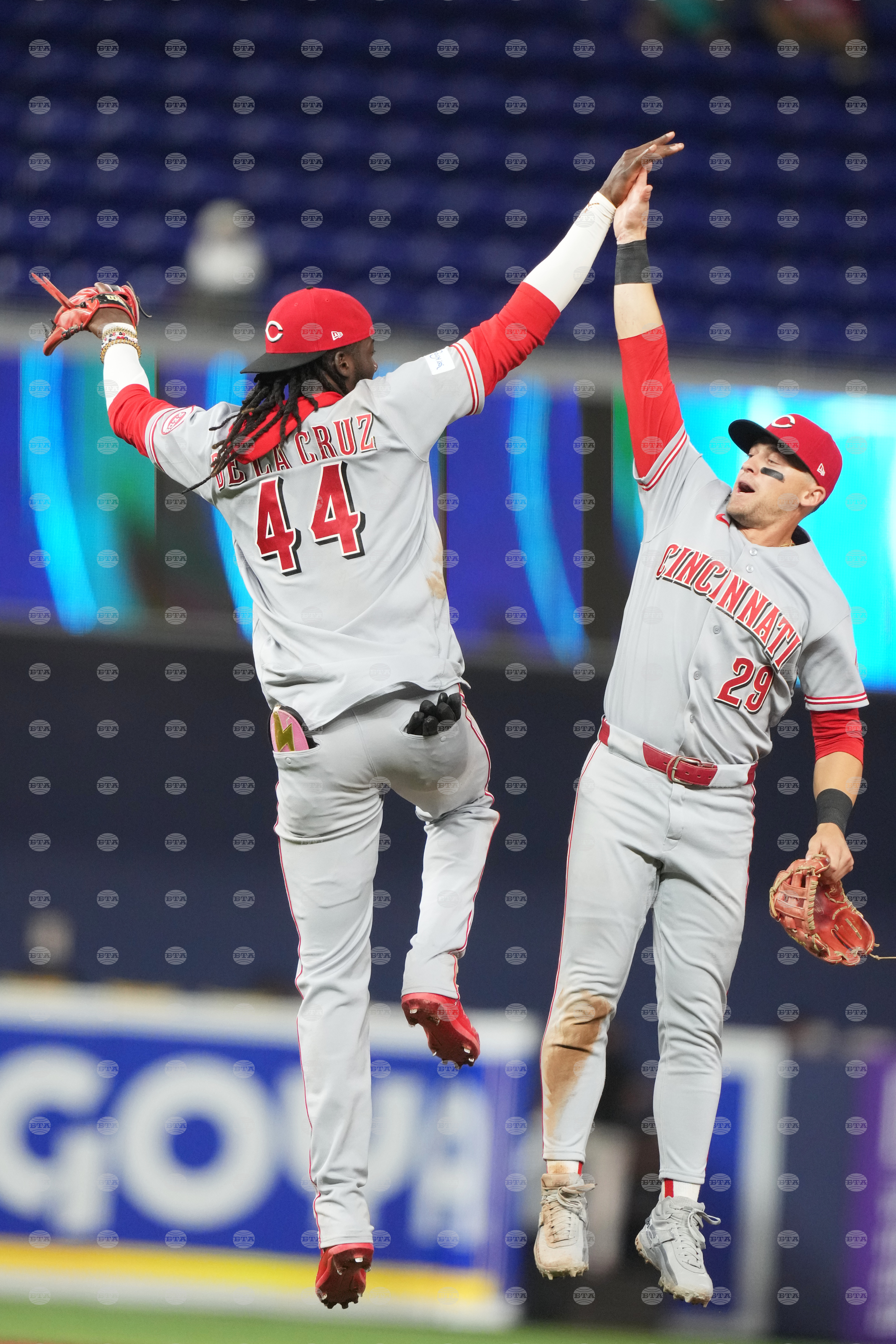 Reds Marlins Baseball