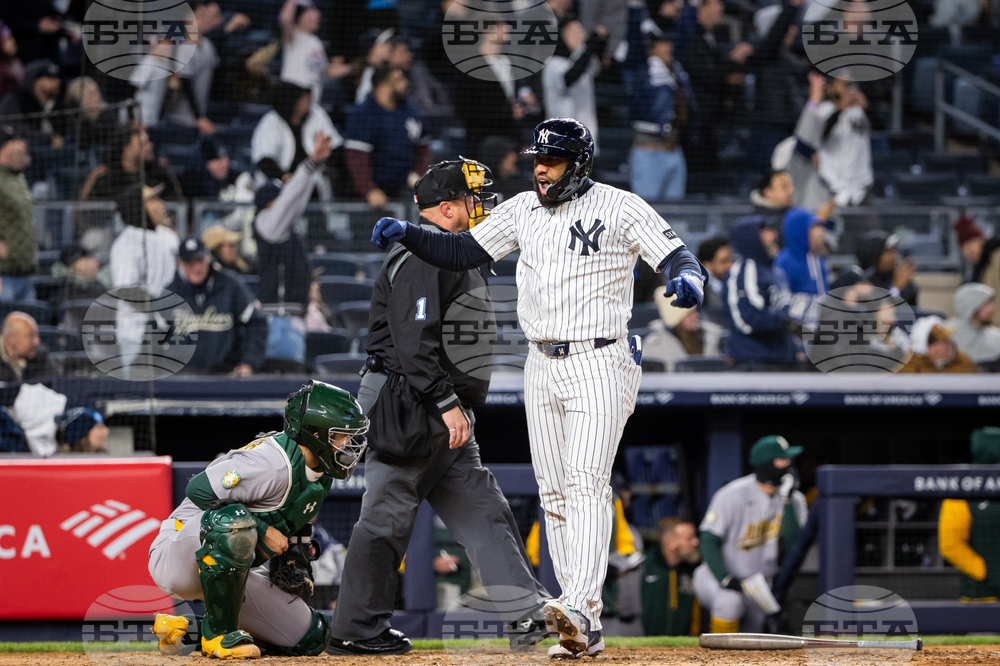 Athletics Yankees Baseball