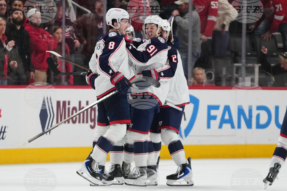 Blue Jackets Red Wings Hockey