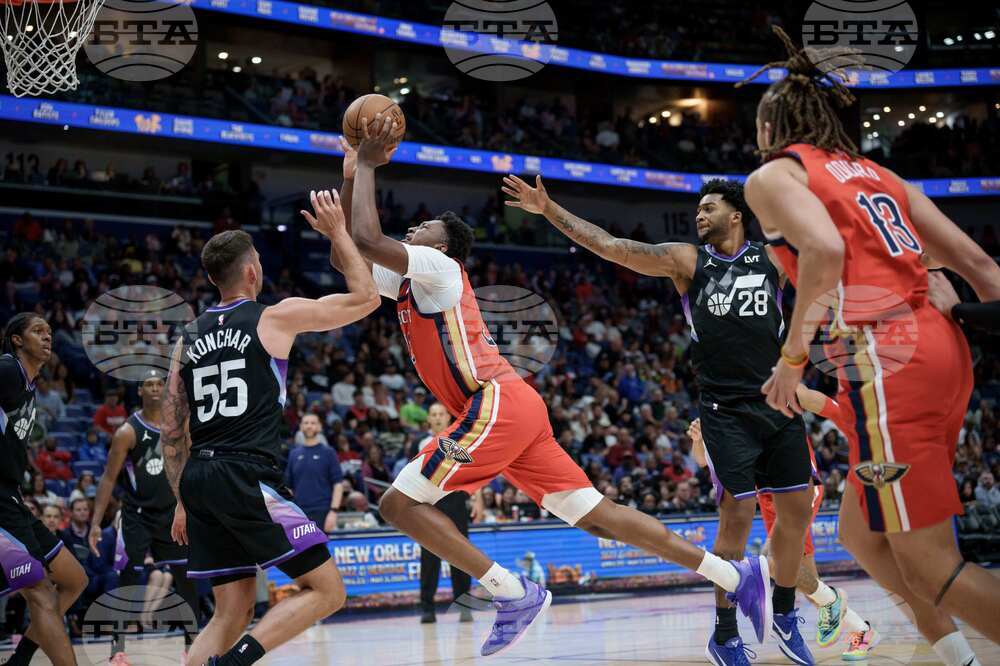 Jazz Pelicans Basketball