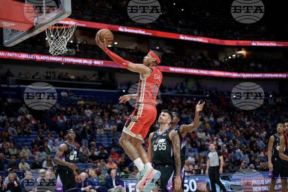 Jazz Pelicans Basketball