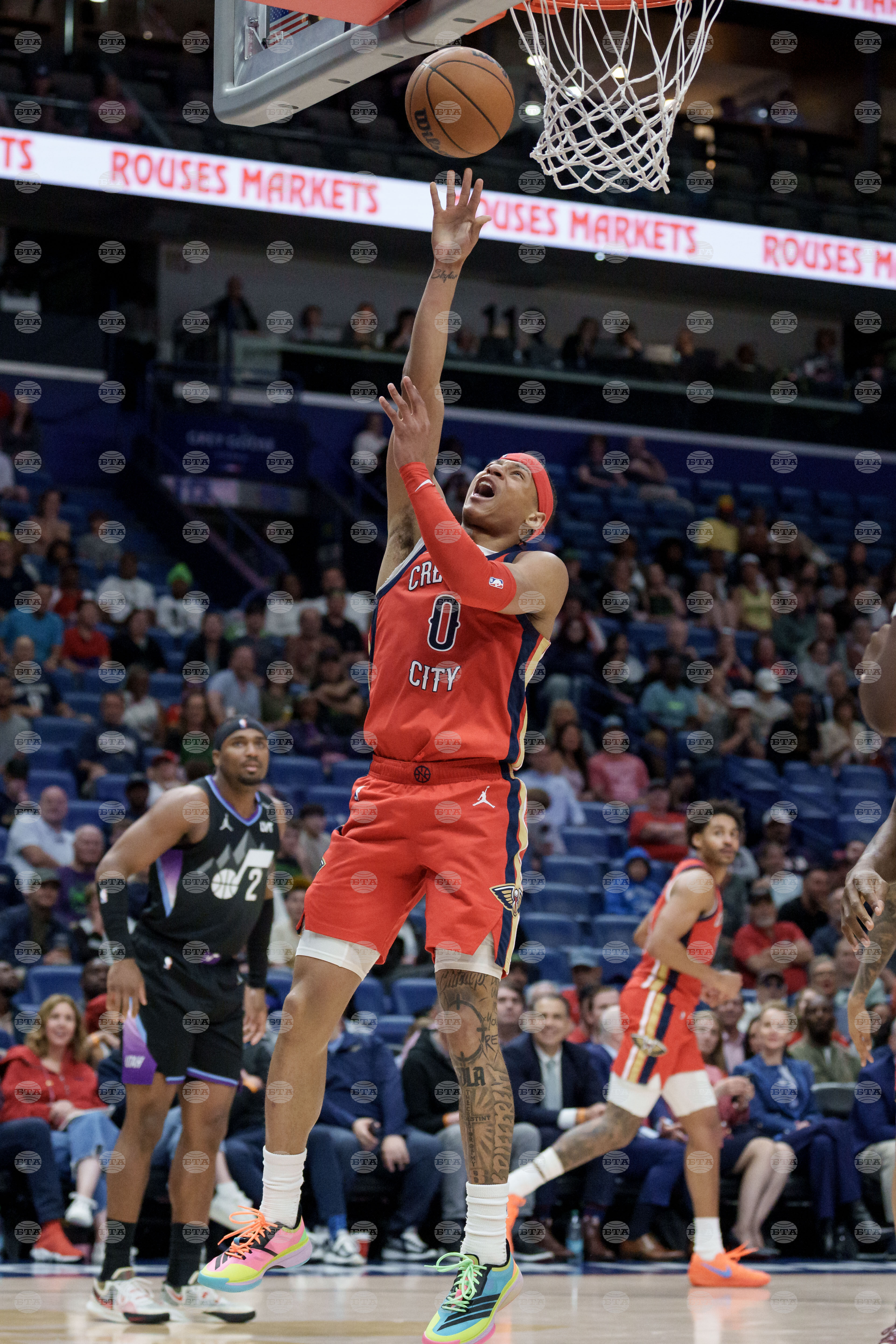 Jazz Pelicans Basketball