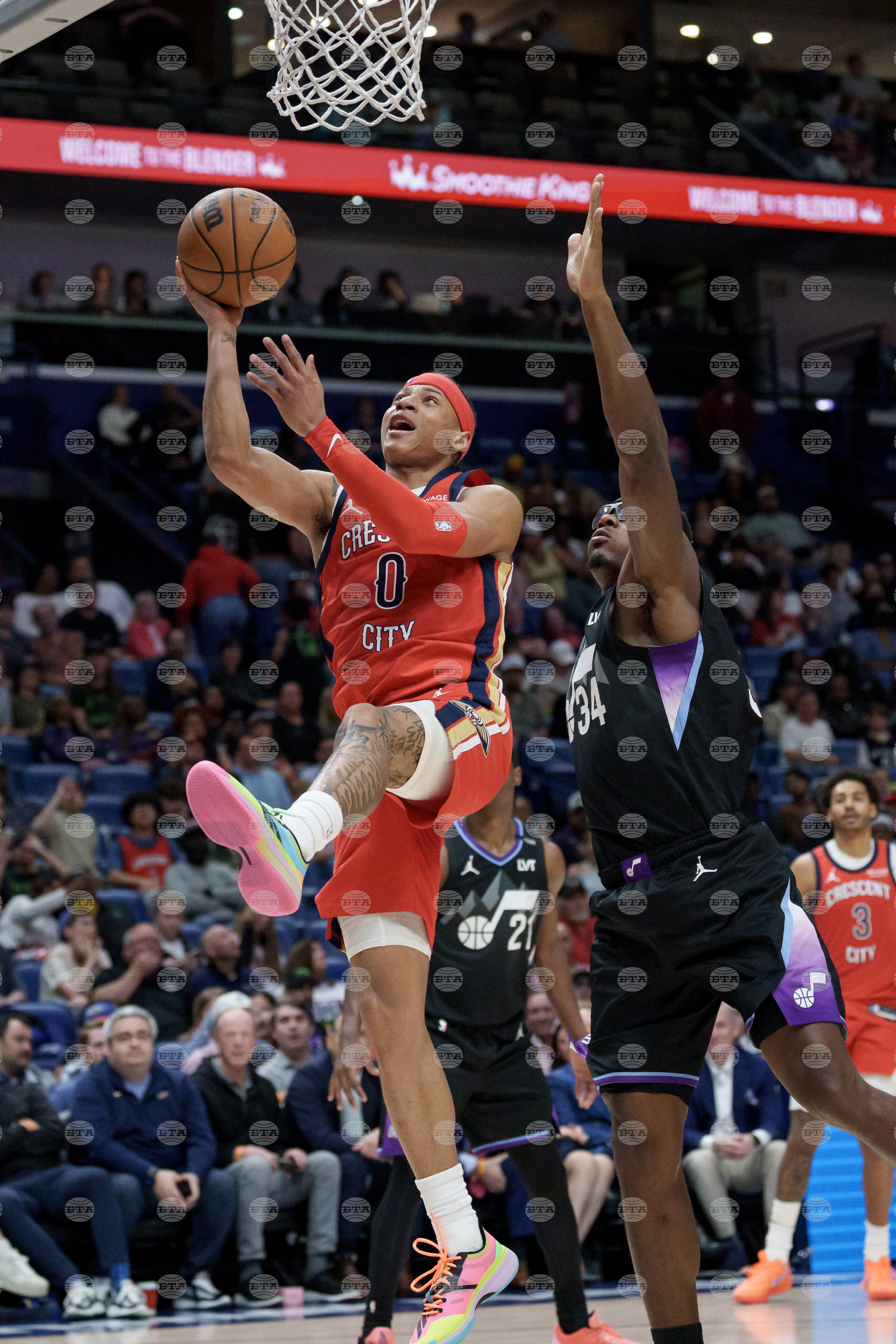 Jazz Pelicans Basketball