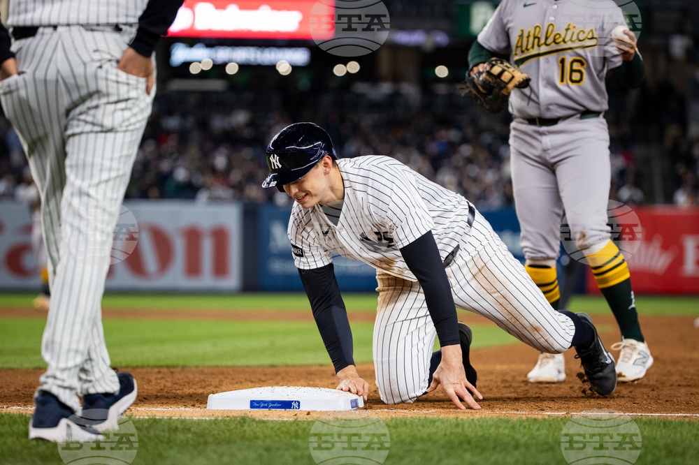 Athletics Yankees Baseball