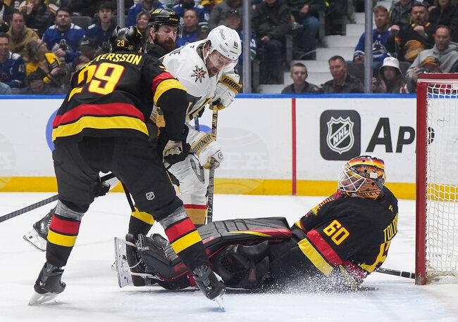Golden Knights Canucks Hockey
