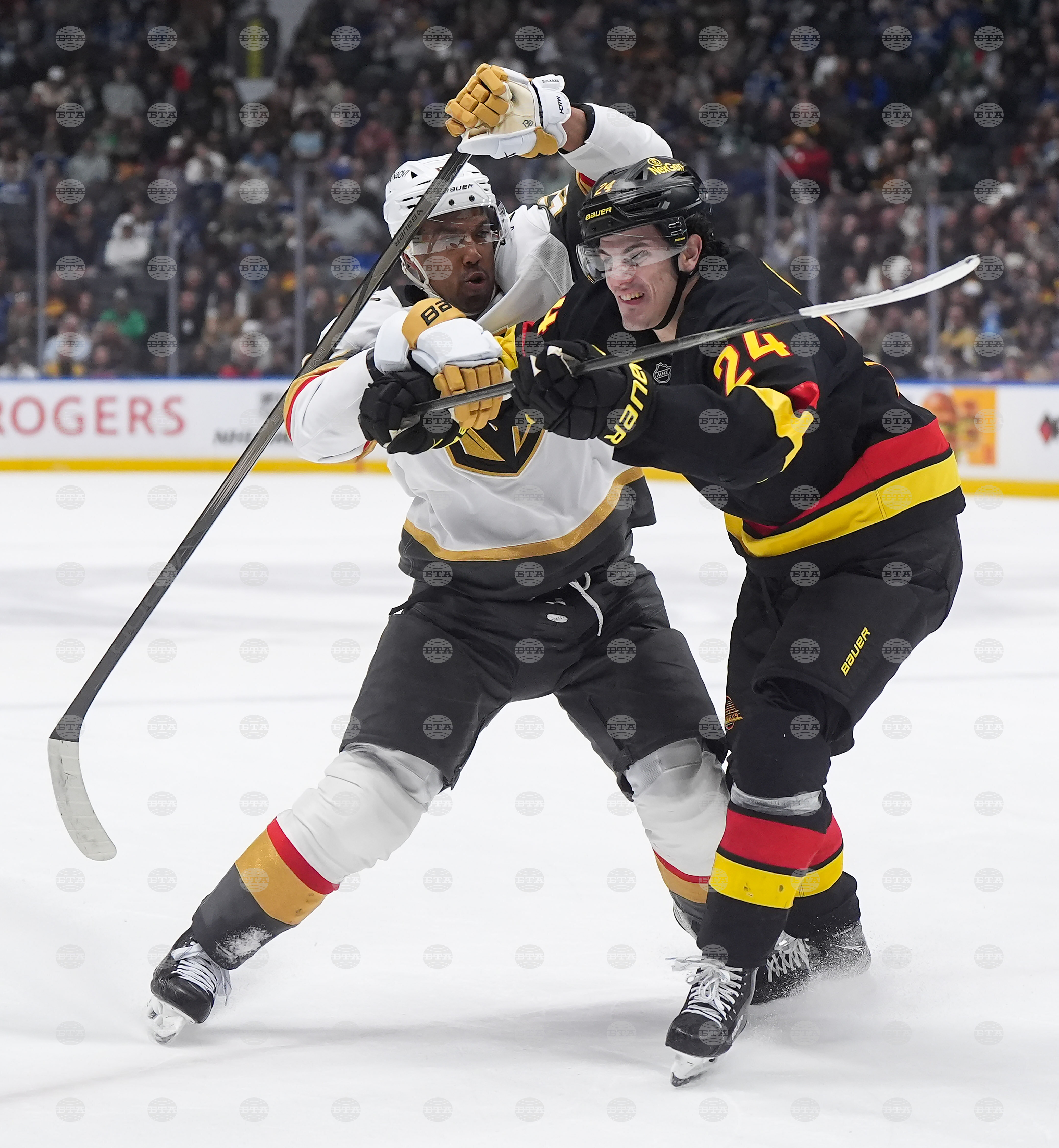 Golden Knights Canucks Hockey