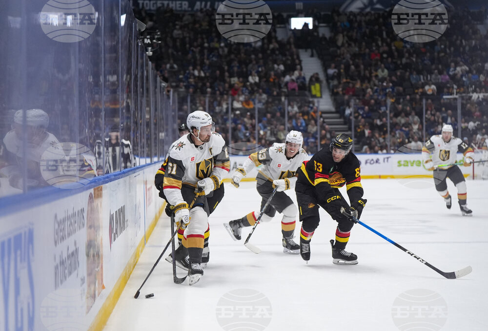 Golden Knights Canucks Hockey