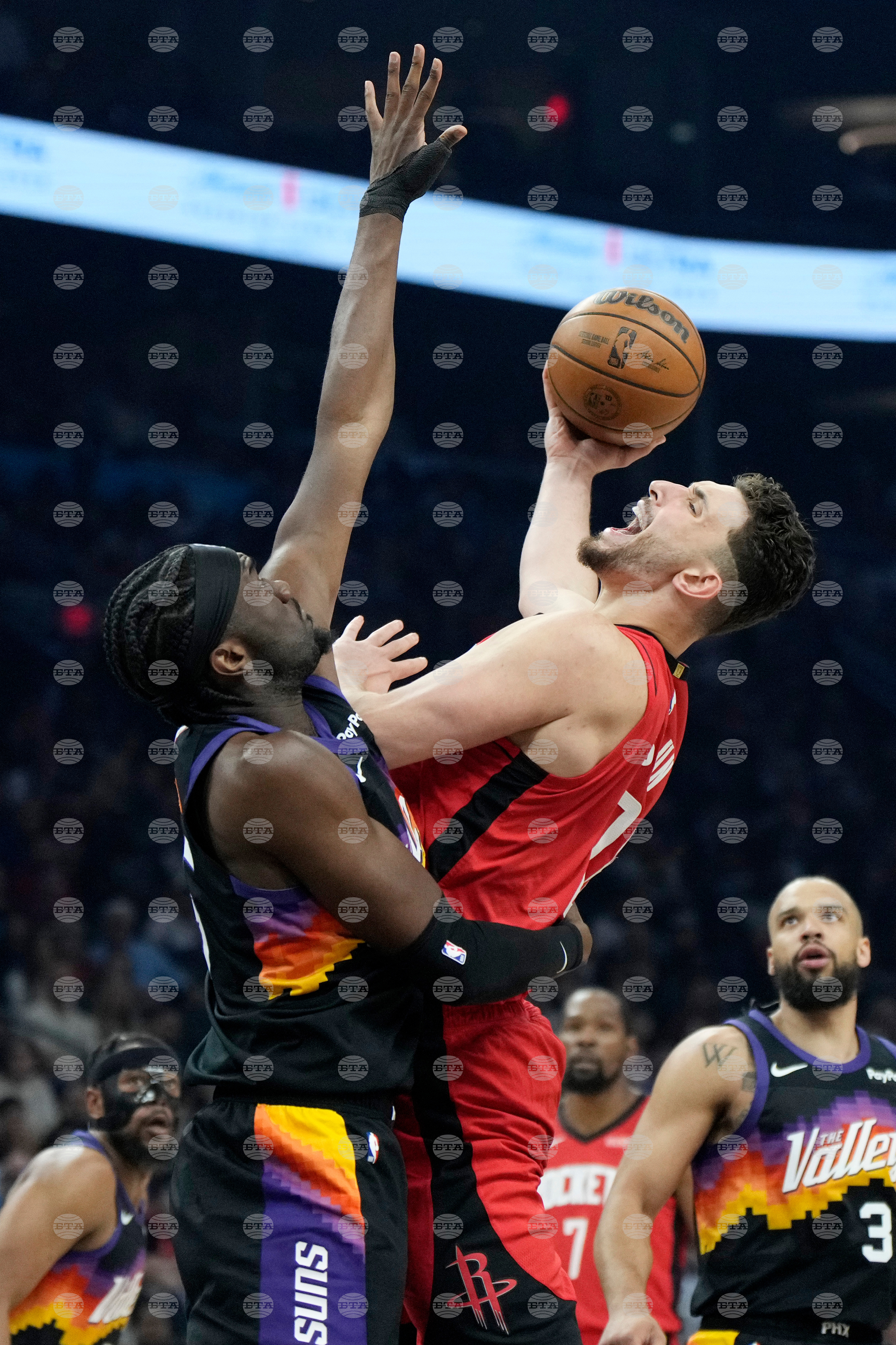 Rockets Suns Basketball