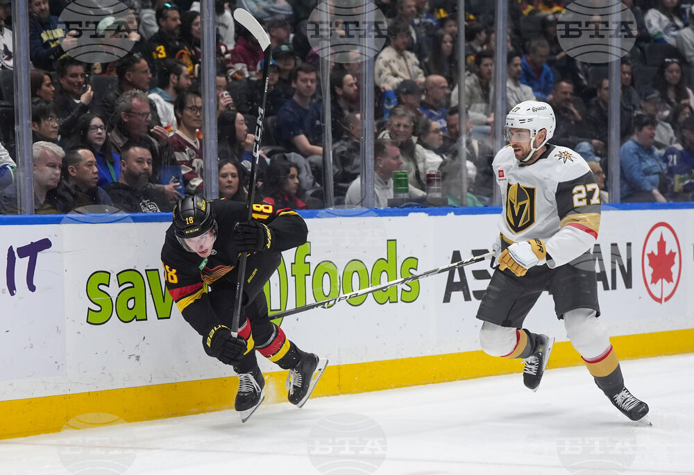 Golden Knights Canucks Hockey