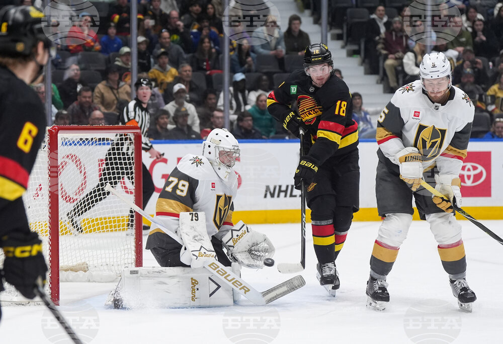 Golden Knights Canucks Hockey