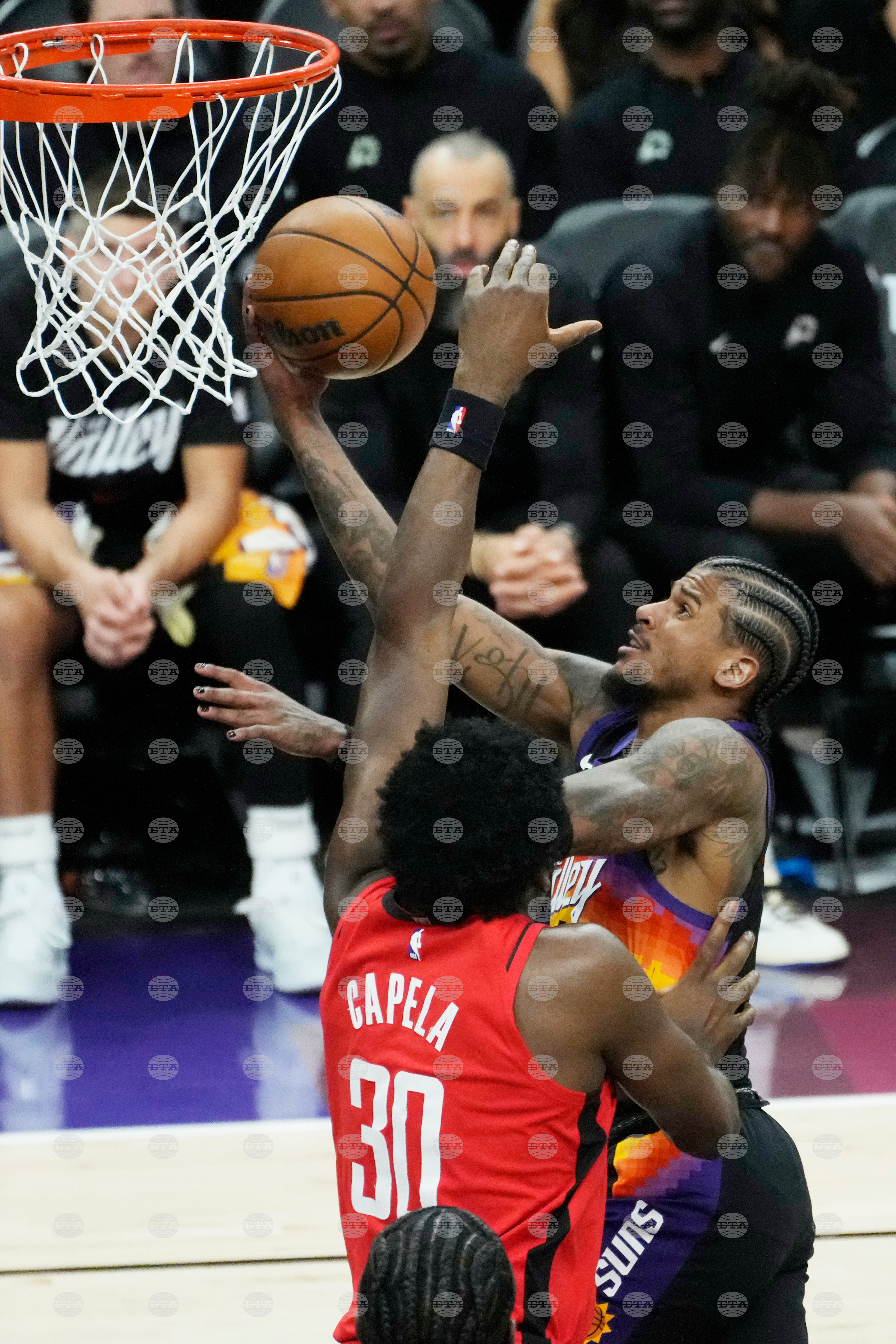 Rockets Suns Basketball