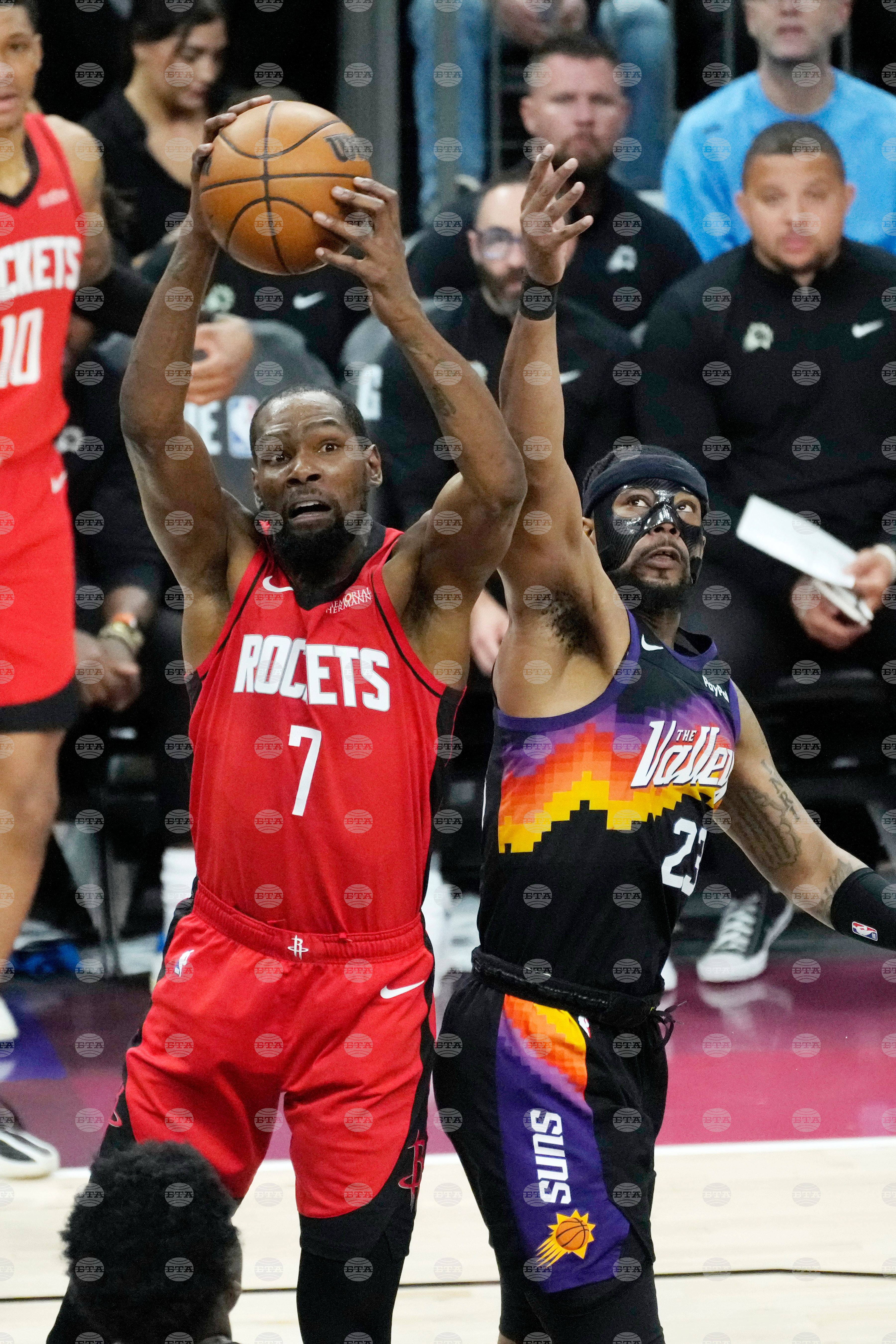 Rockets Suns Basketball