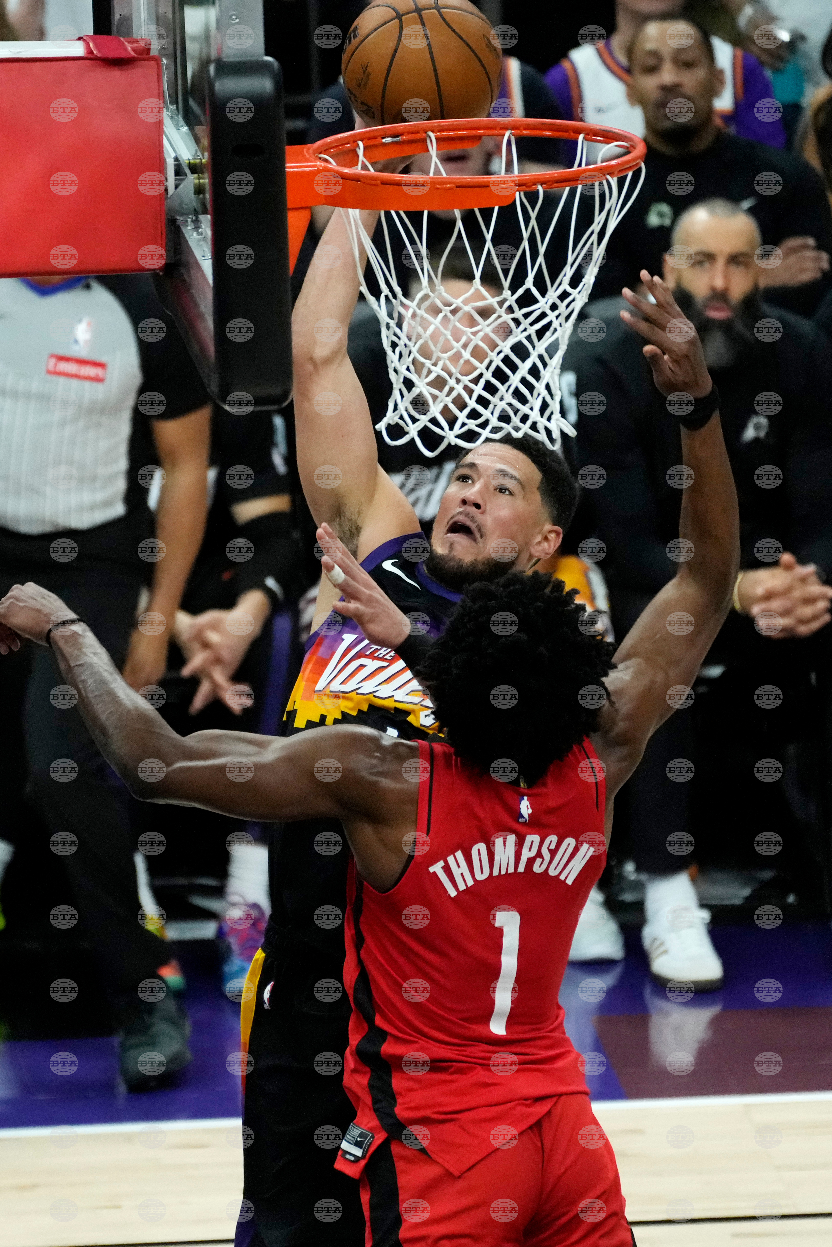 Rockets Suns Basketball