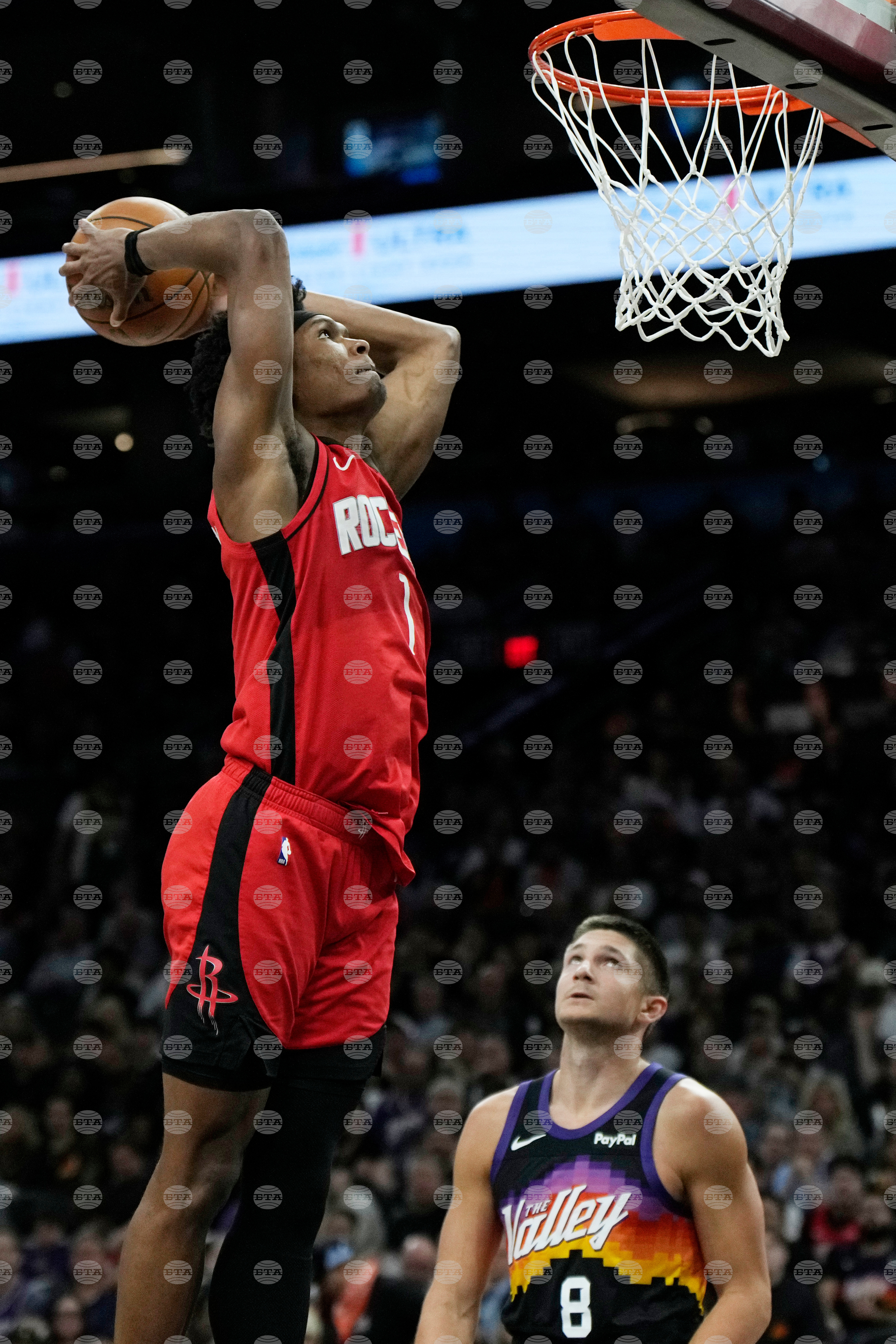 Rockets Suns Basketball