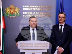 Министерски съвет - Хасан Адемов - Трайчо Трайков - брифинг