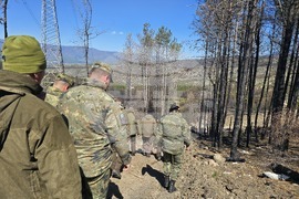 Село Илинденци - община Струмяни - залесяване