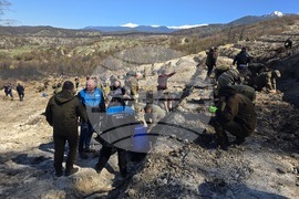 Село Илинденци - община Струмяни - залесяване