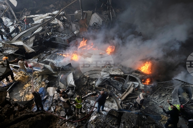 Ливан бе подложен на най-тежките израелски бомбардировки от началото на войната, съобщават ливанските сили за сигурност