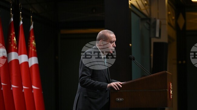 АА: Турският президент Ердоган приветства споразумението за прекратяване на огъня между САЩ и Иран и настоява за пълното му прилагане