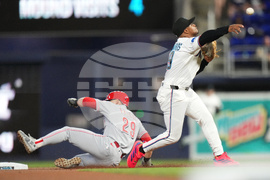 Reds Marlins Baseball