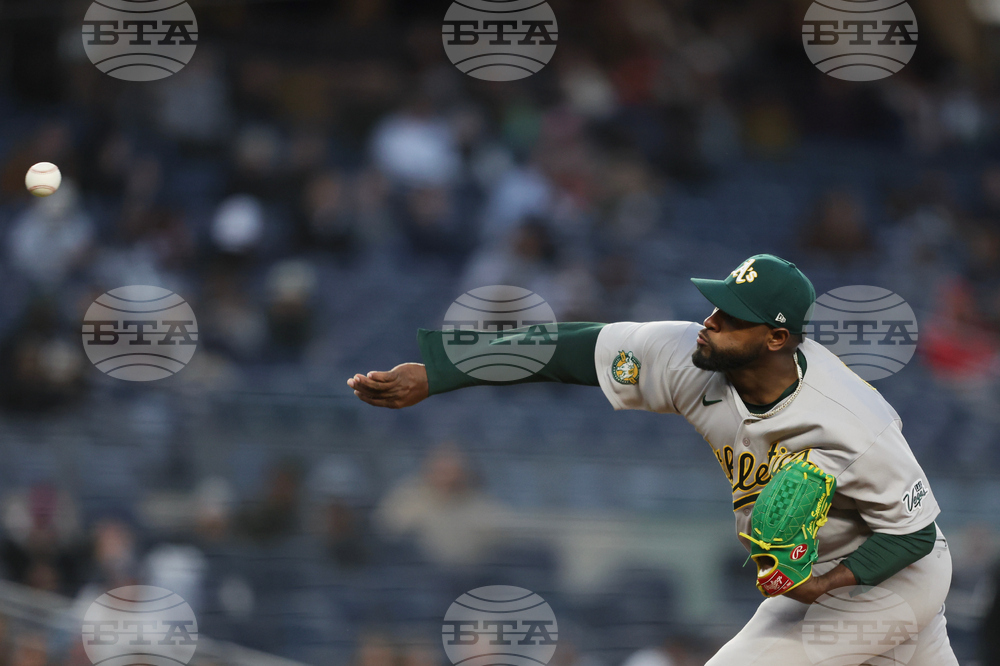 Athletics Yankees Baseball